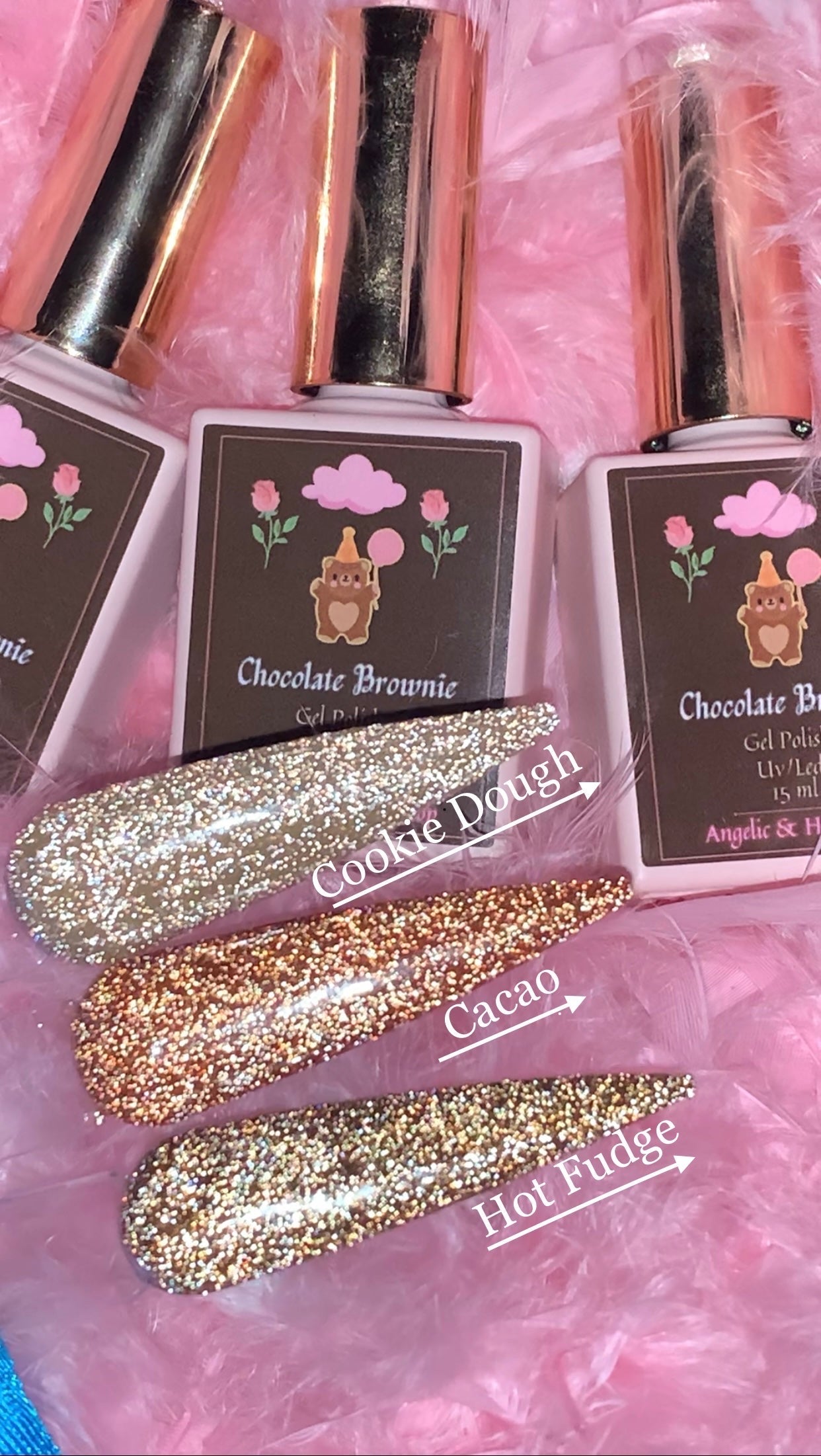 Chocolate Brownie - REFLECTIVE Gel Polishes