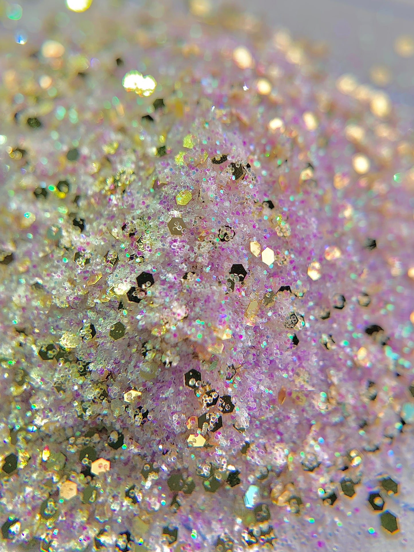 Lavender Star - Medium Fine & Fine Glitter