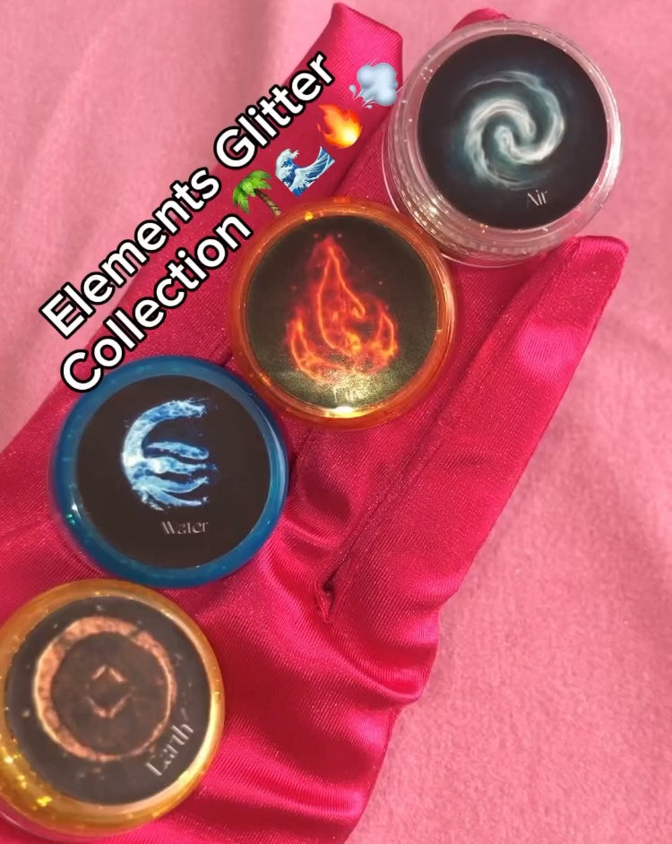Elements Glitter Collection x @Spiritualnailgoddess (12 glitter mixes)