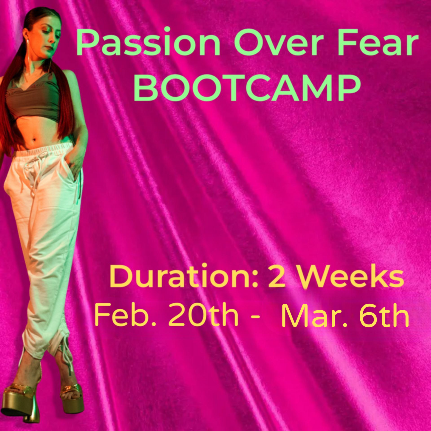 Passion Over Fear Bootcamp
