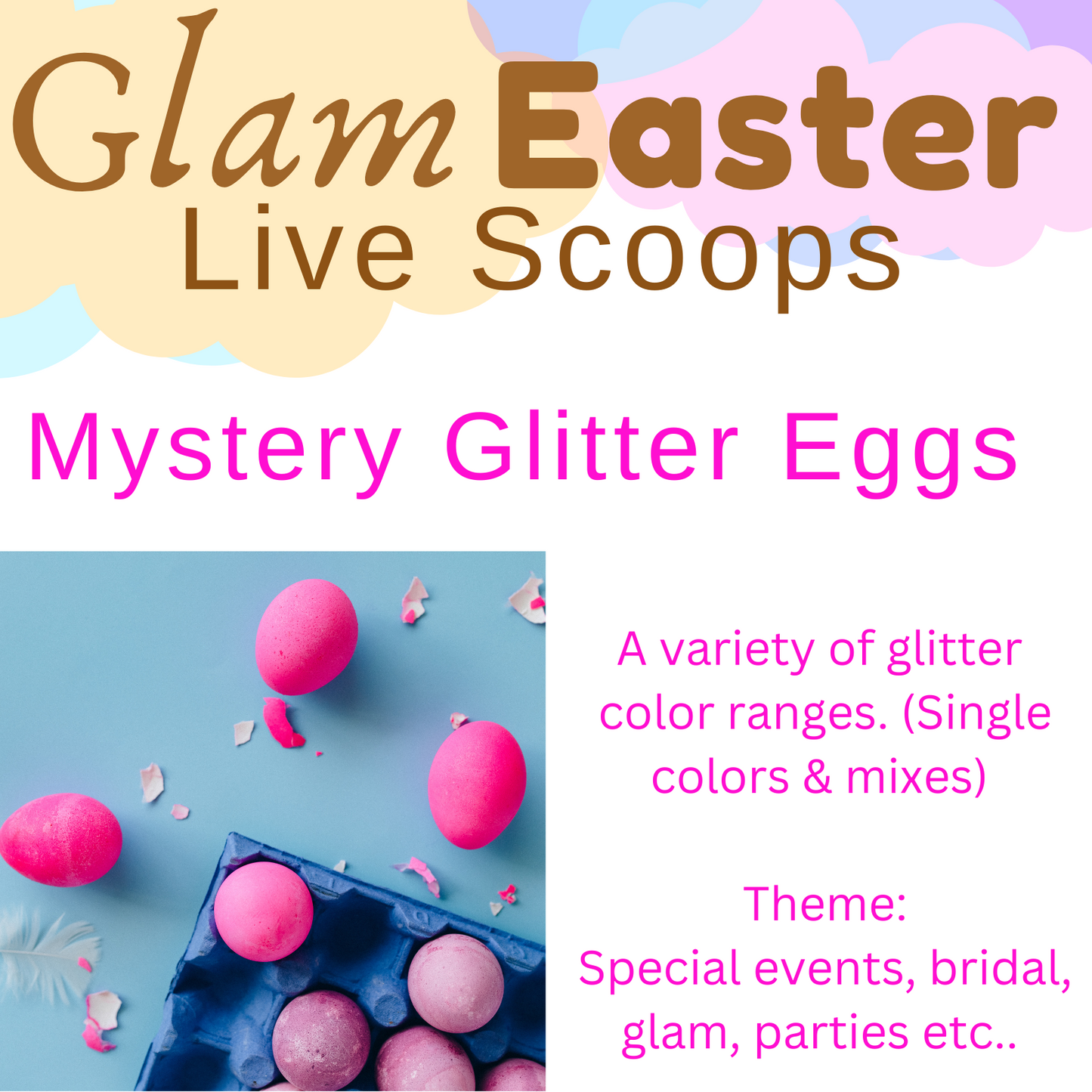 Glam Easter - Live Scoops (INSTAGRAM 04/07/23)