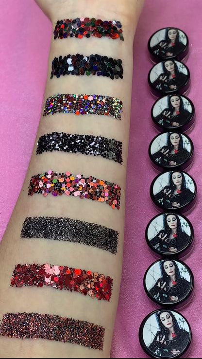 Shades Of Morticia - 8 Glitters Set