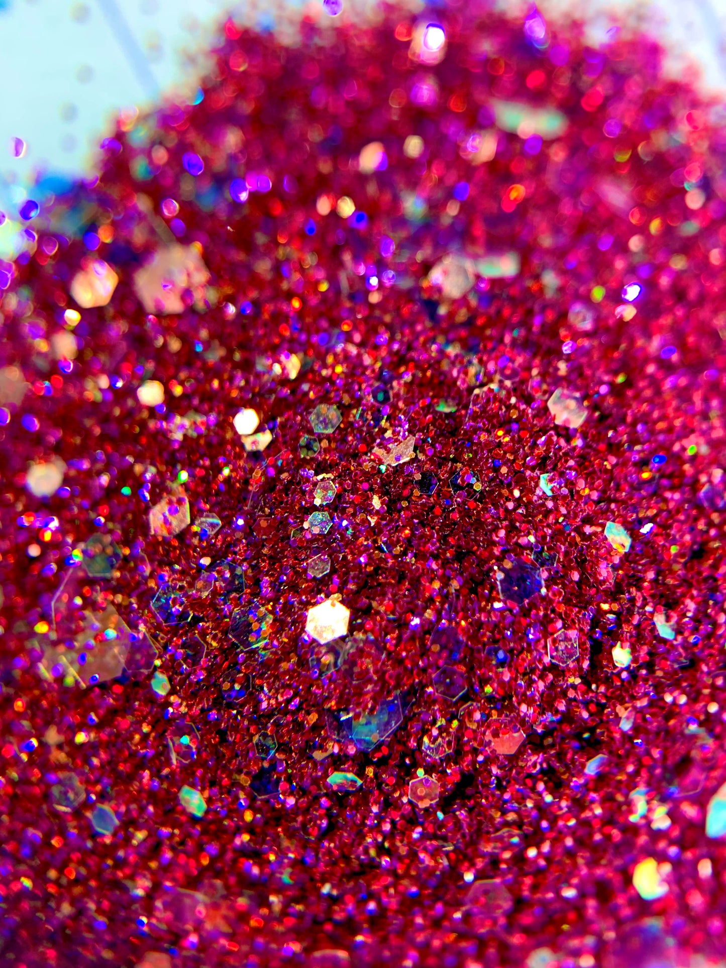 Rasberry Wine - Chunky & Fine Glitter