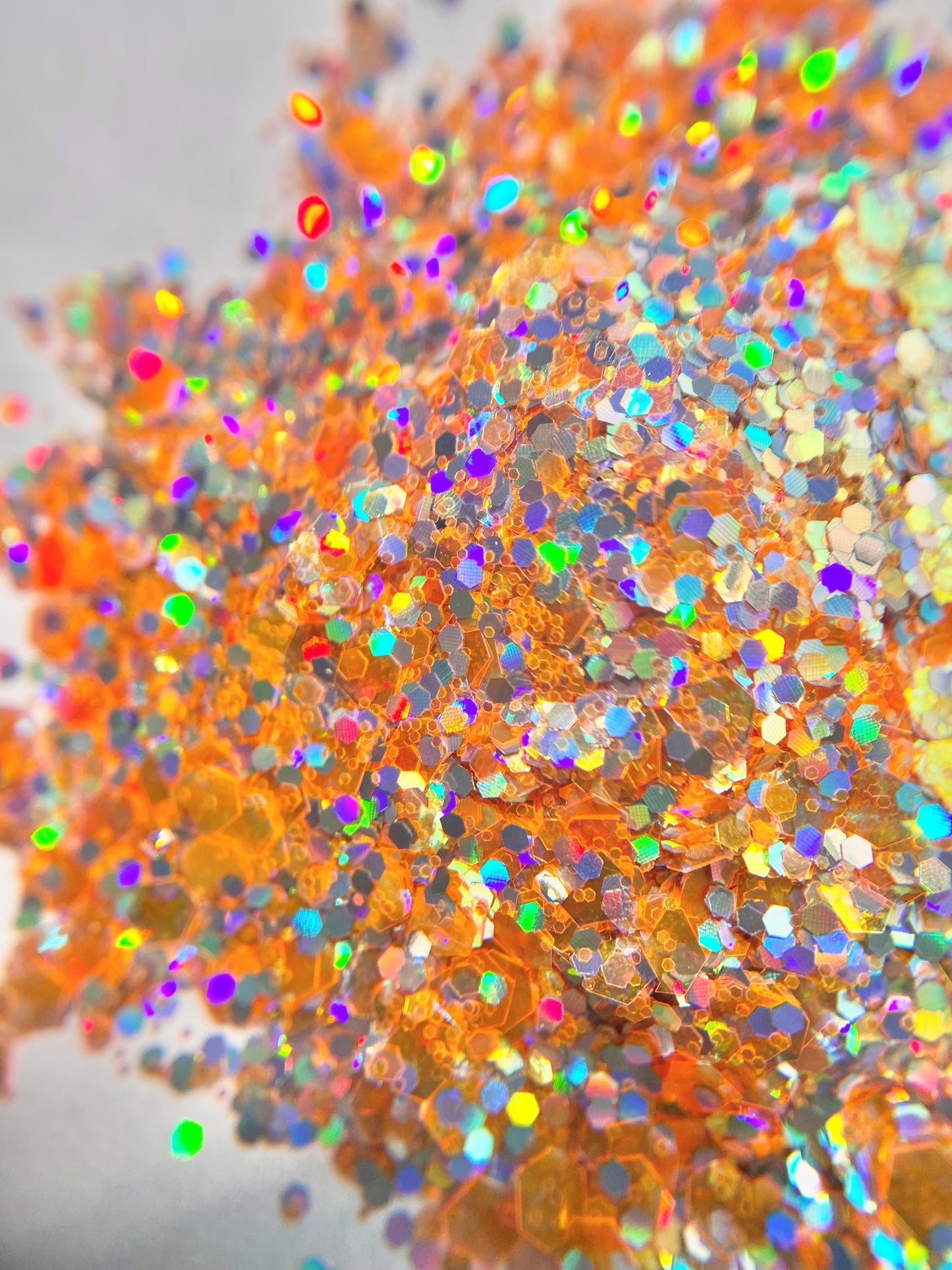 Orange Disco - Chunky & Fine Glitter